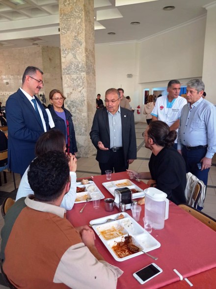 Rektör Yardımcımız Prof.Dr. Emrullah EKEN'in Öğrenci Yemekhanesi Ziyareti...